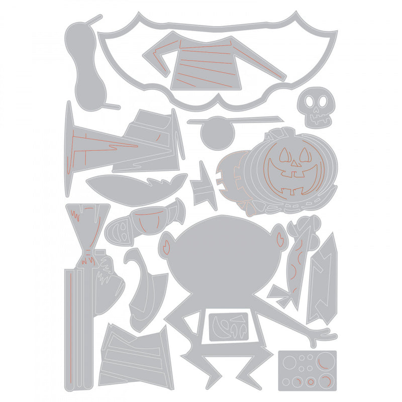 Sizzix Thinlits Die Set - Trick or Treater, 664751 by: Tim Holtz