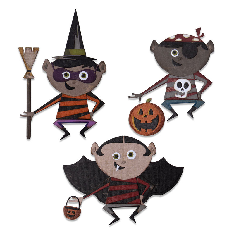 Sizzix Thinlits Die Set - Trick or Treater, 664751 by: Tim Holtz