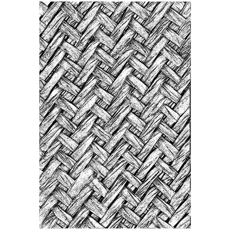 Sizzix 3-D Texture Fades Embossing Folder - Intertwine 664759 by: Tim Holtz