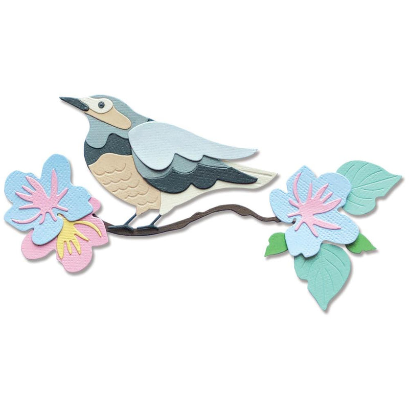 Sizzix Thinlits Die Set - Spring Bird, 665093 by: Jenna Rushforth