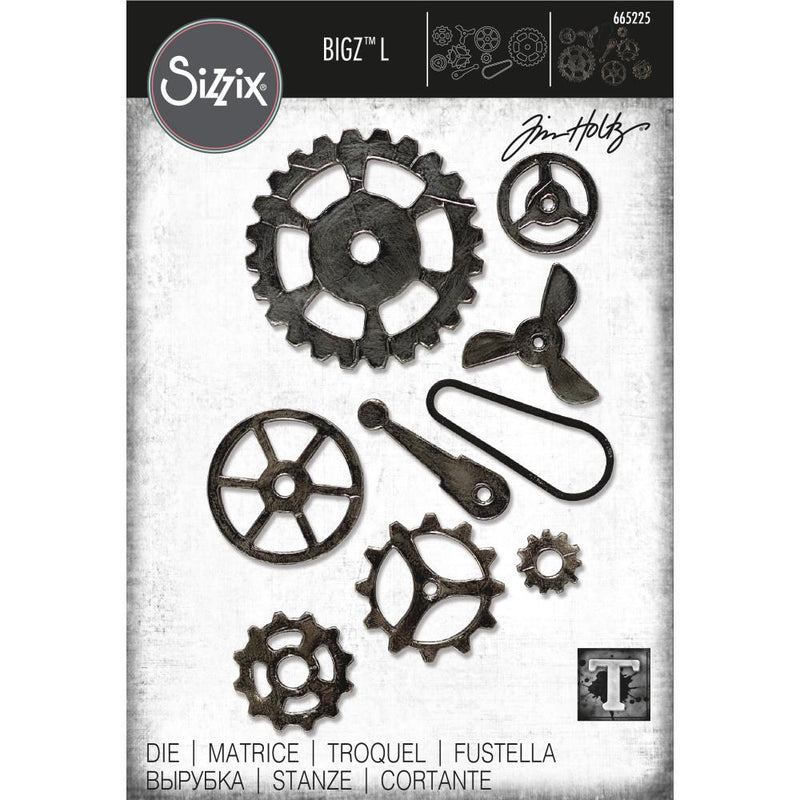 Sizzix Bigz L Die  - Mechanical, 665225 by: Tim Holtz