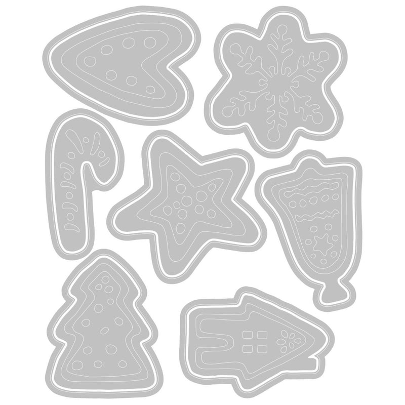 Sizzix Thinlits Die Set  - Christmas Cookies, 665566, by: Tim Holtz