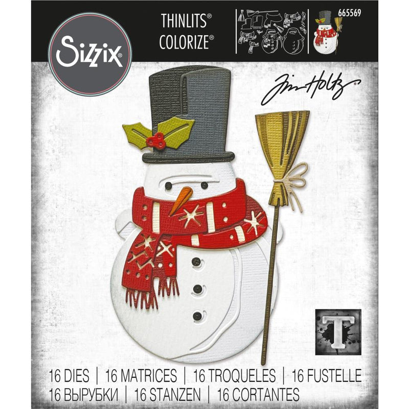 Sizzix Thinlits Die Set  - Winston, Colorize, 665569 by: Tim Holtz