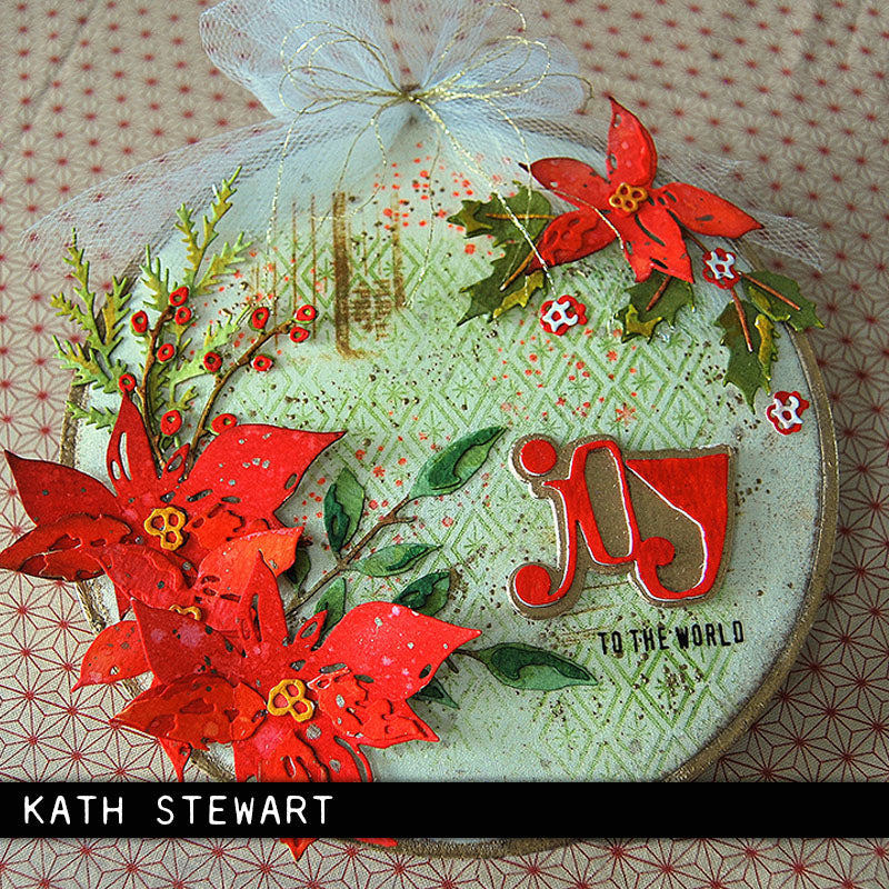 Sizzix Thinlits Die Set  - Festive Bouquet, 665565, by: Tim Holtz