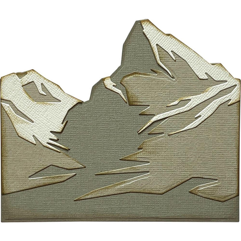 Sizzix Thinlits Die Set  - Mountain Top, 665580 by: Tim Holtz