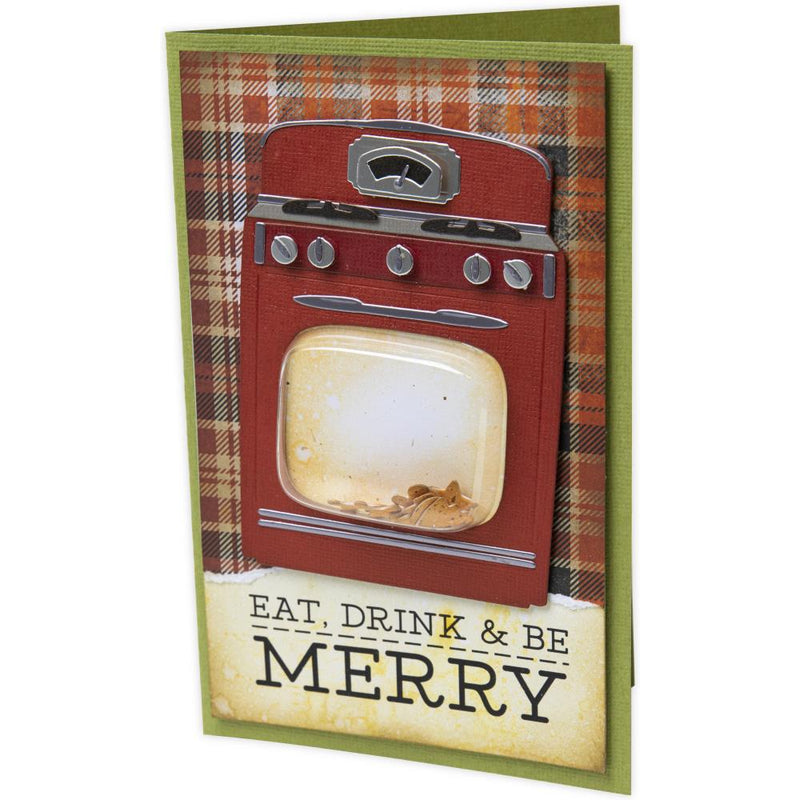 Sizzix Thinlits Die Set  - Retro Oven, 665586 by: Tim Holtz