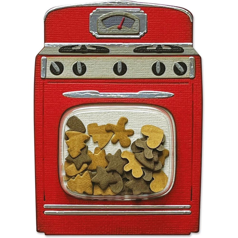 Sizzix Thinlits Die Set  - Retro Oven, 665586 by: Tim Holtz