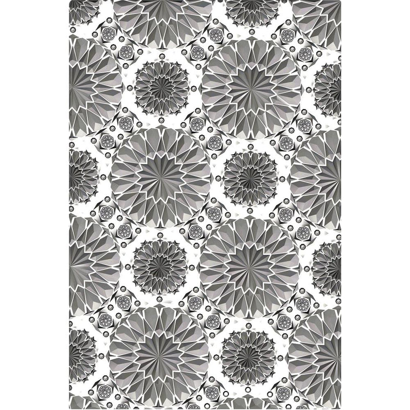 Sizzix 3-D Texture Fades Embossing Folder - Mini Kaleidoscope, 665636 by: Tim Holtz