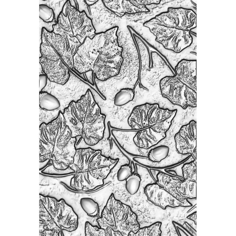 Sizzix 3-D Texture Fades Embossing Folder - Acorns, 665772 by: Tim Holtz