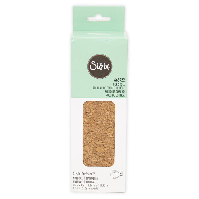 Sizzix Surfacez - Cork Roll - Natural, 665922