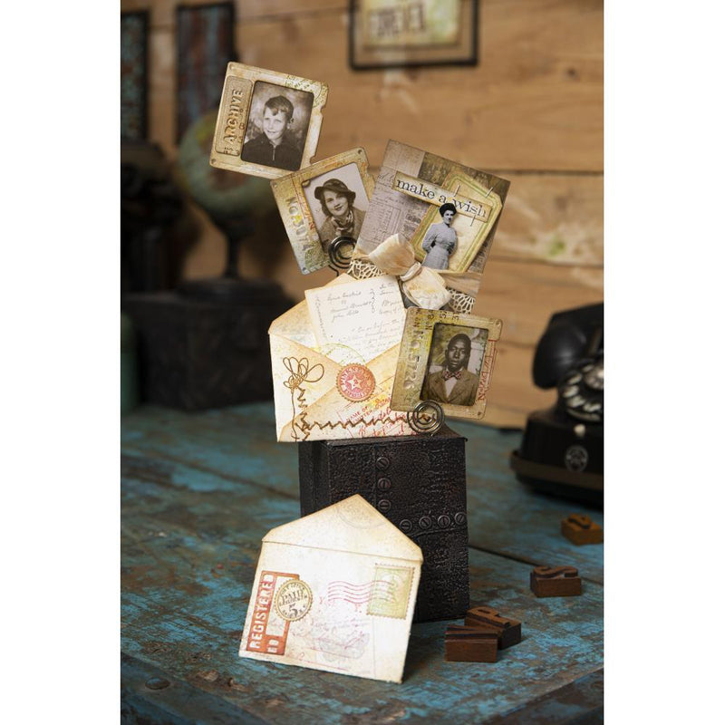 Sizzix Thinlits Die Set - Postale, 665927 by: Tim Holtz