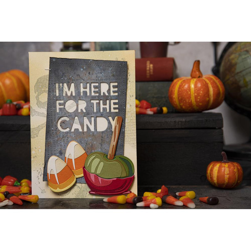 Sizzix Thinlits Die Set - Bold Text Halloween, 665995 by: Tim Holtz