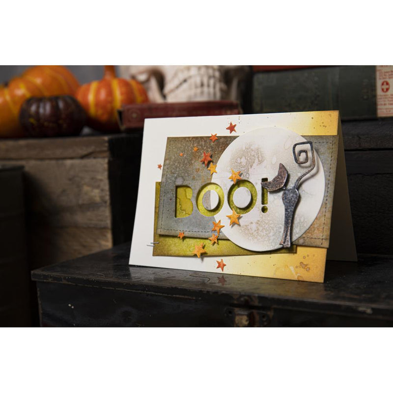 Sizzix Thinlits Die Set - Bold Text Halloween, 665995 by: Tim Holtz