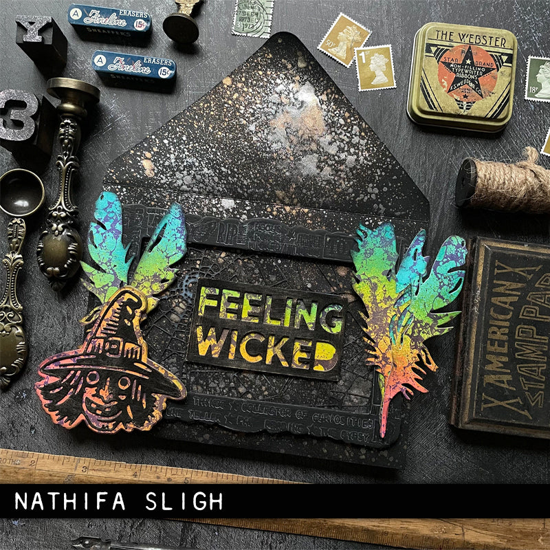 Sizzix Thinlits Die Set - Feathery, 666003 by: Tim Holtz