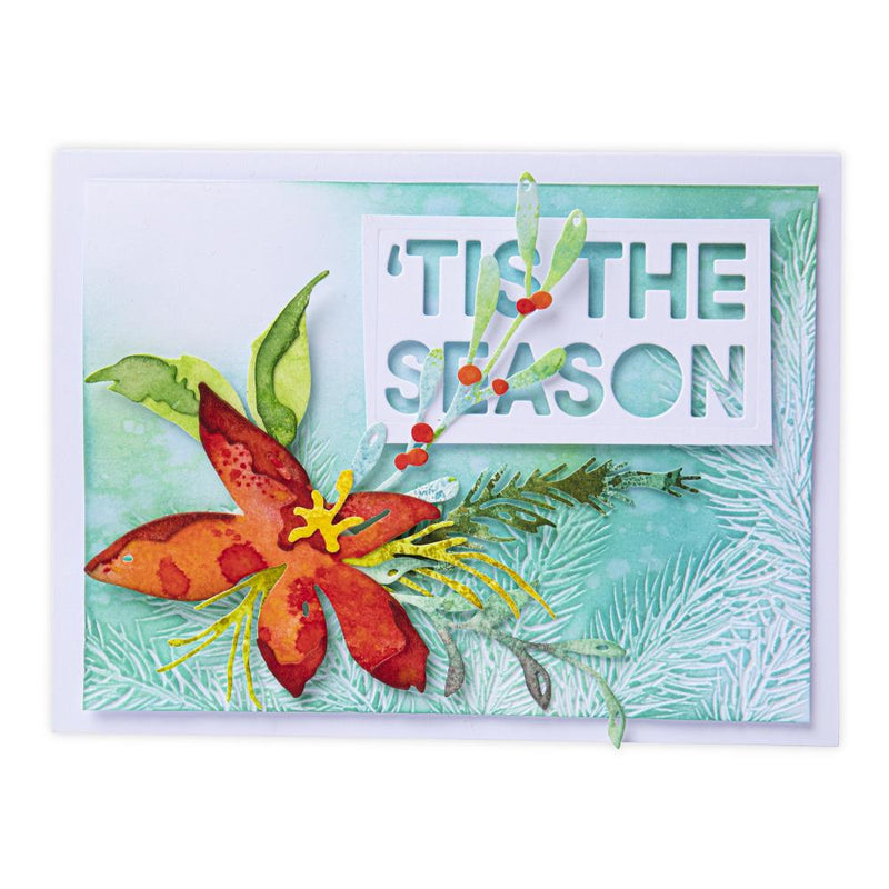 Sizzix Thinlits Die Set - Holiday Brushstroke