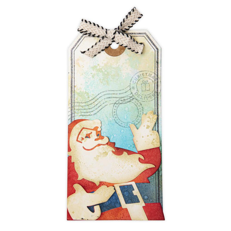 Sizzix Thinlits Die Set - Retro Santa, 666071 by: Tim Holtz