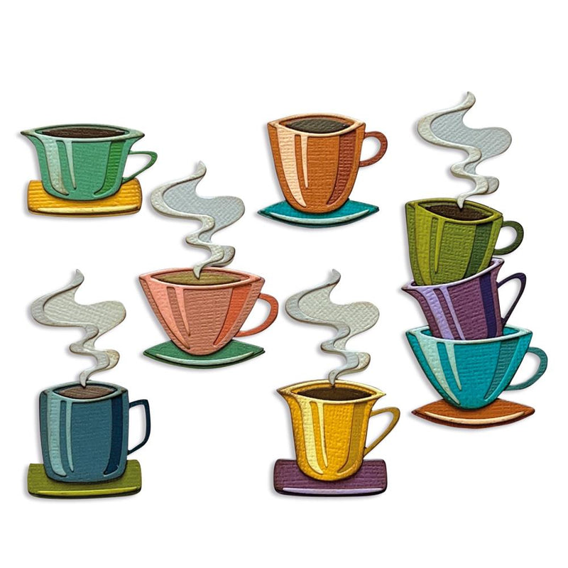 Sizzix Thinlits Die Set- Papercut Café, 666287 by: Tim Holtz