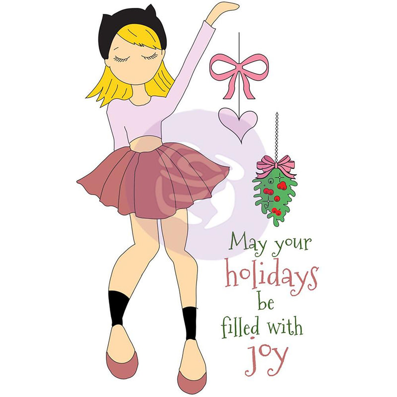 Julie Nutting - Joy - Mixed Media Cling Rubber Stamp Set, 912369