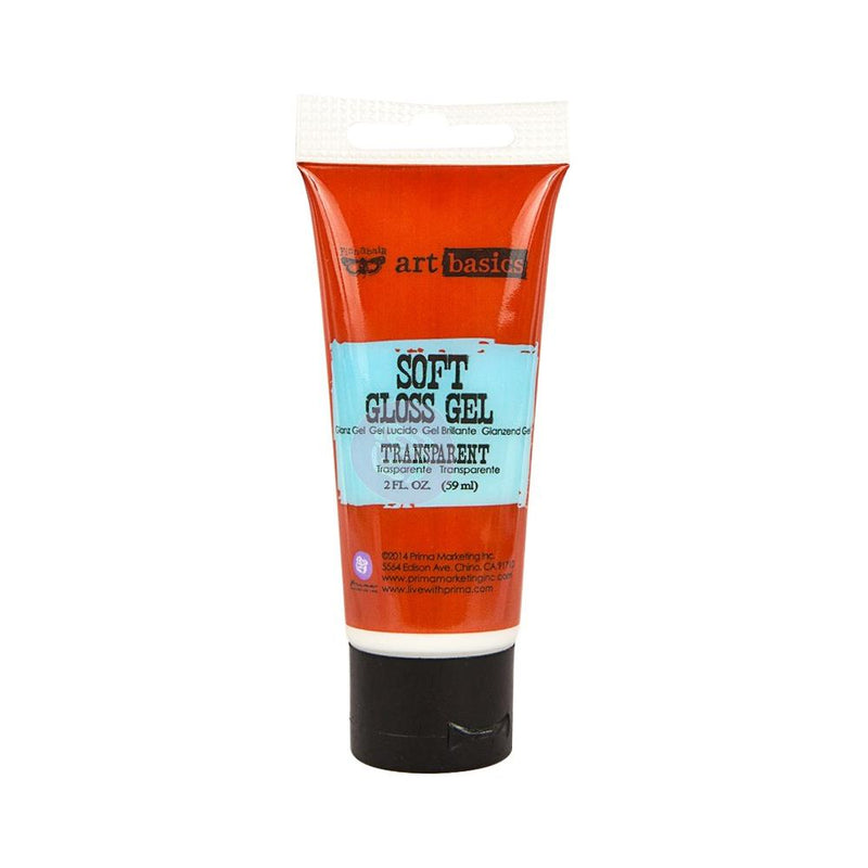 Finnabair Art Basics Soft Gloss Gel 2oz - Transparent 962999 WAS $5.00