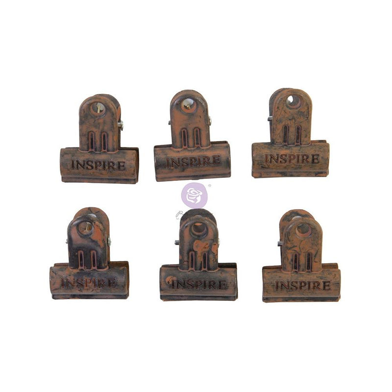 Finnabair Art Daily Rusty Paper Clips 6Pc, 968472