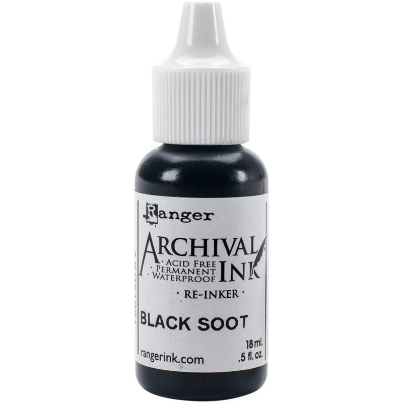 Tim Holtz Distress Archival Ink Re-Inker - Black Soot, ARD51091