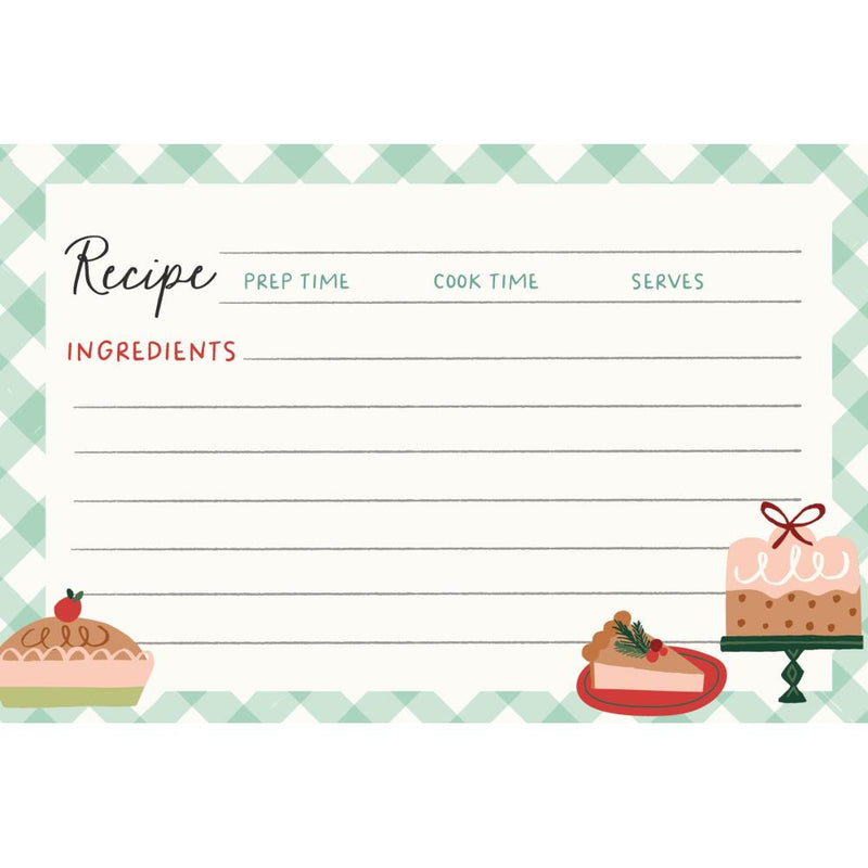 Simple Stories - Baking Spirits Bright - Recipe Cards, BAKI8328