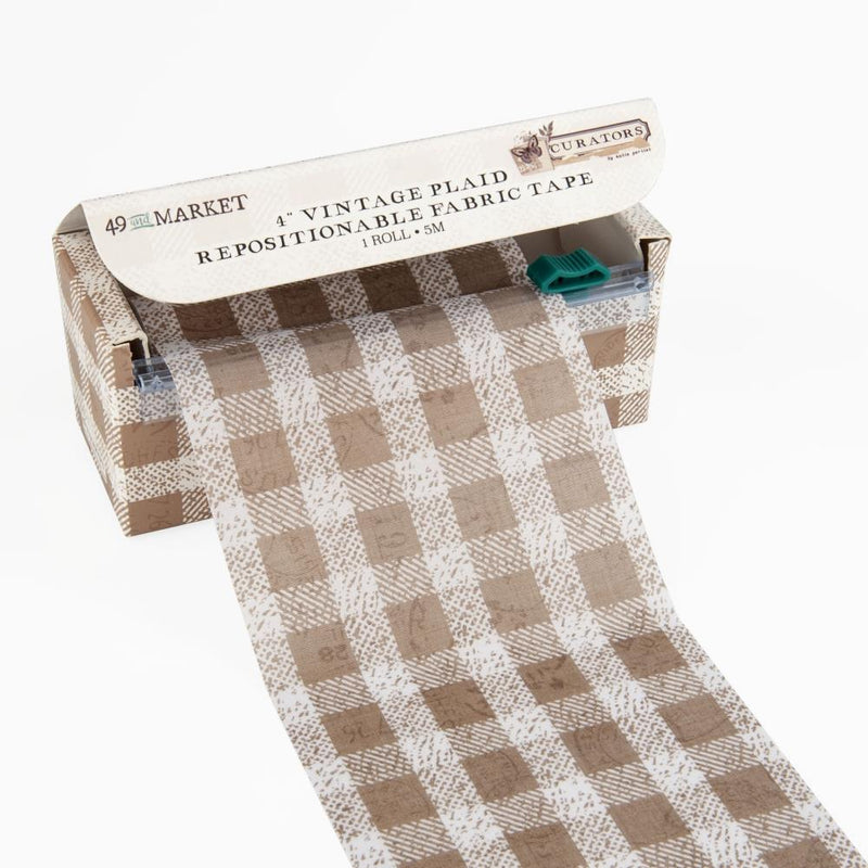 49 And Market Fabric Tape - Curators - Vintage Plaid, C36790