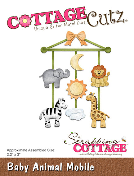 CottageCutz Dies - Baby Animal Mobile, CC-273