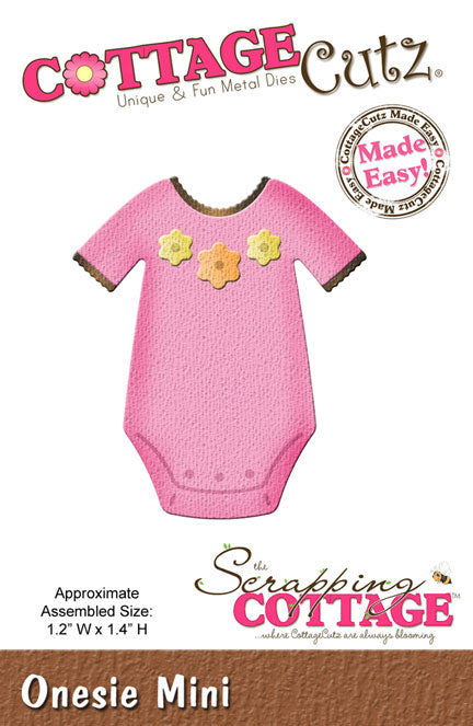 Cottage Cutz Dies - Onesie Mini, CC-MINI-160