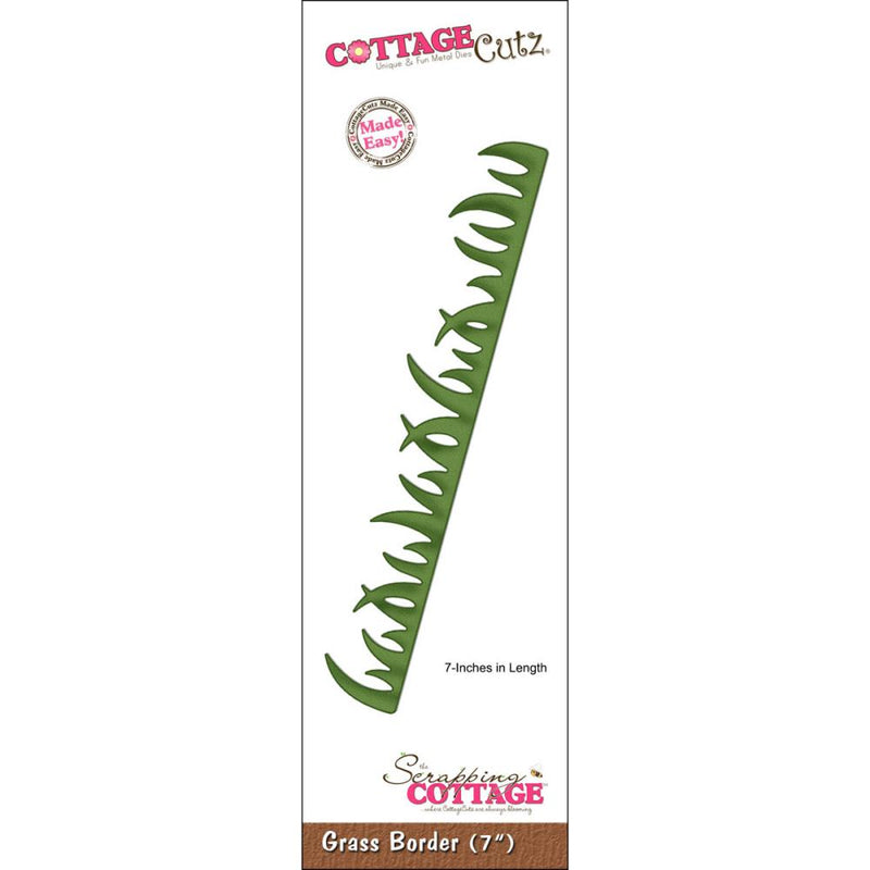 CottageCutz Dies - Grass Border (7"), CCBR07001