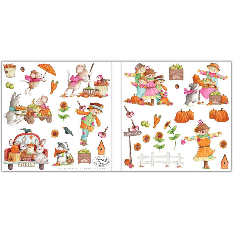 Craft Consortium DS Paper Pad 6x6 - Happy Harvest, CCPAD039B