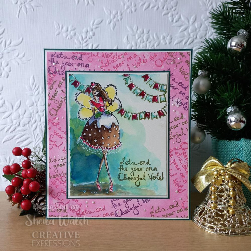 Creative Expressions - Jane Davenport Clear Stamp Set - Figgy Pudding Fairy, CEJDCS12