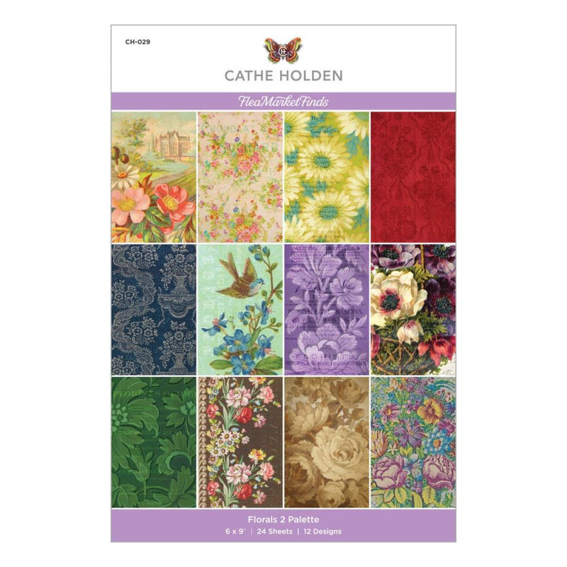 Spellbinders Paper Pad 6x9 -Florals 2 Palette, CH-029