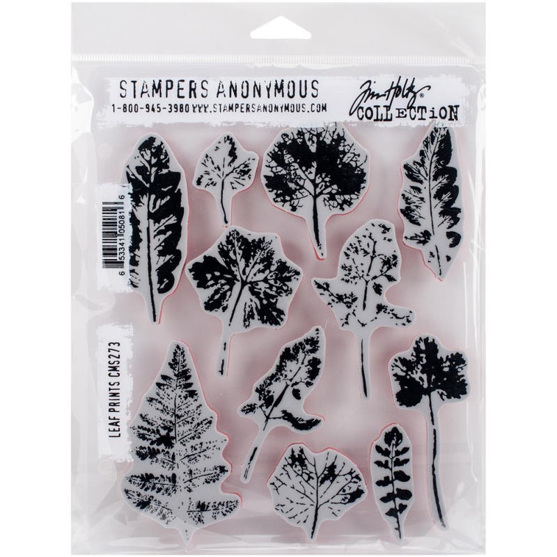 Stampers Anonymous Stamp Set - Leaf Prints, CMS273 Designed by: Tim Holtz