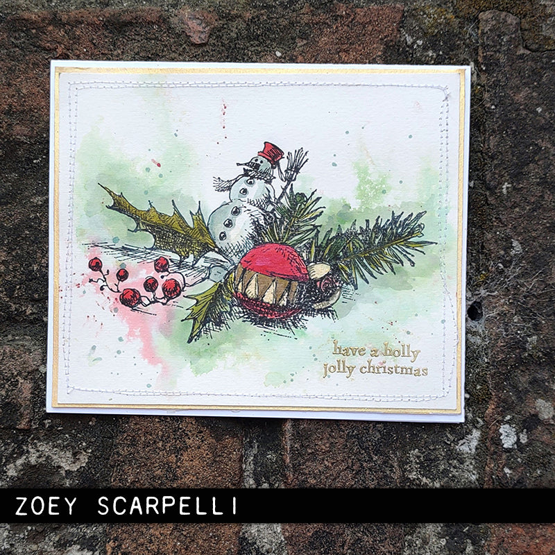 Stampers Anonymous Stamp Set - Cozy Christmas, CMS444 by: Tim Holtz