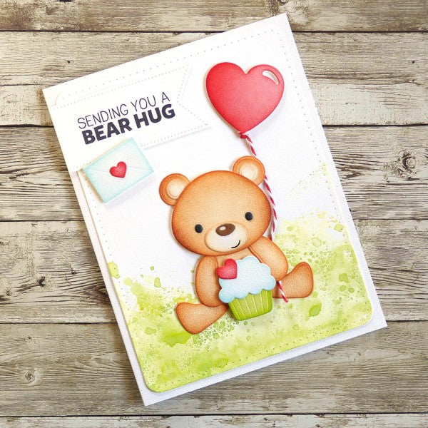 Elizabeth Craft Designs Clear Stamp Set - Bear Hugs, CS158