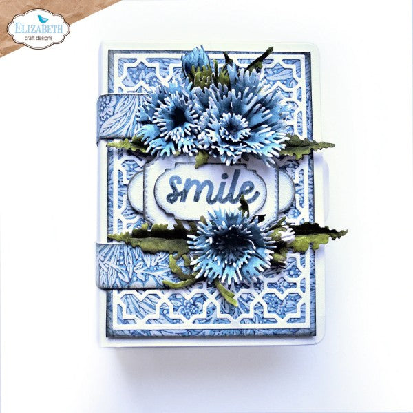 Elizabeth Craft Designs Stamp Set - Florals Vol. 4 Collection - Smell the Flowers, CS268