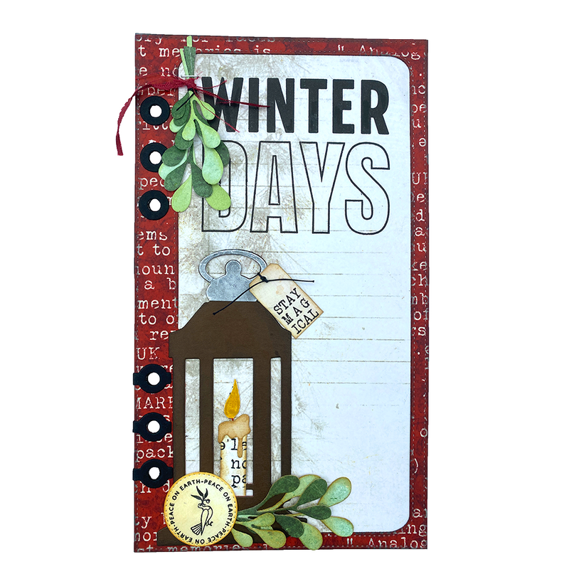 Elizabeth Craft Designs Clear Stamp Set - December Details, CS273