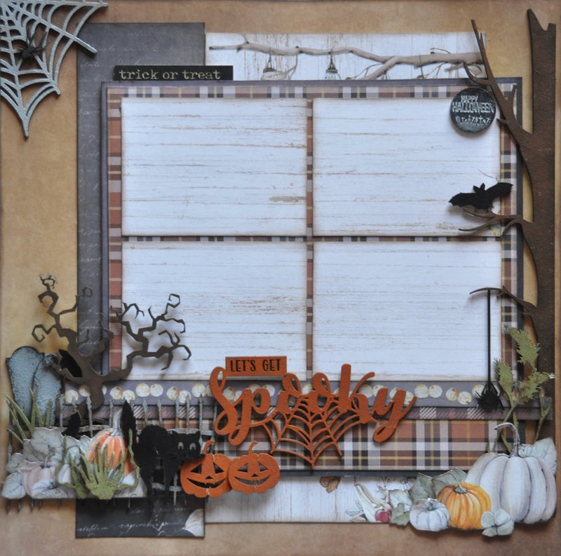 Dusty Attic Chipboard - Spooky Border, DA0115 ~ 3x11