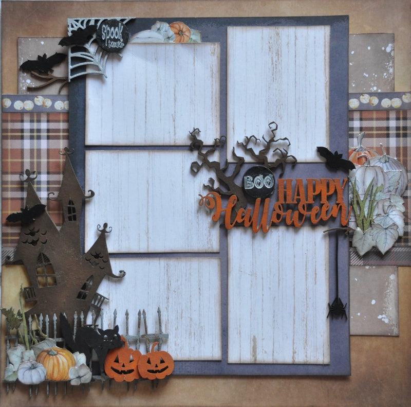 Dusty Attic Chipboard 4x6 - Jack-O-Lanterns, DA0618