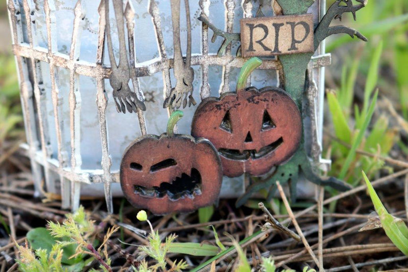 Dusty Attic Chipboard 4x6 - Jack-O-Lanterns, DA0618