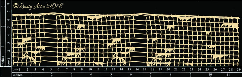 Dusty Attic Chipboard 3x12 - Drift Net, DA1946