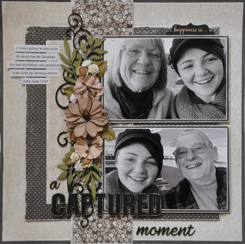 Dusty Attic Chipboard 3x6 - A Moment Captured, DA2045