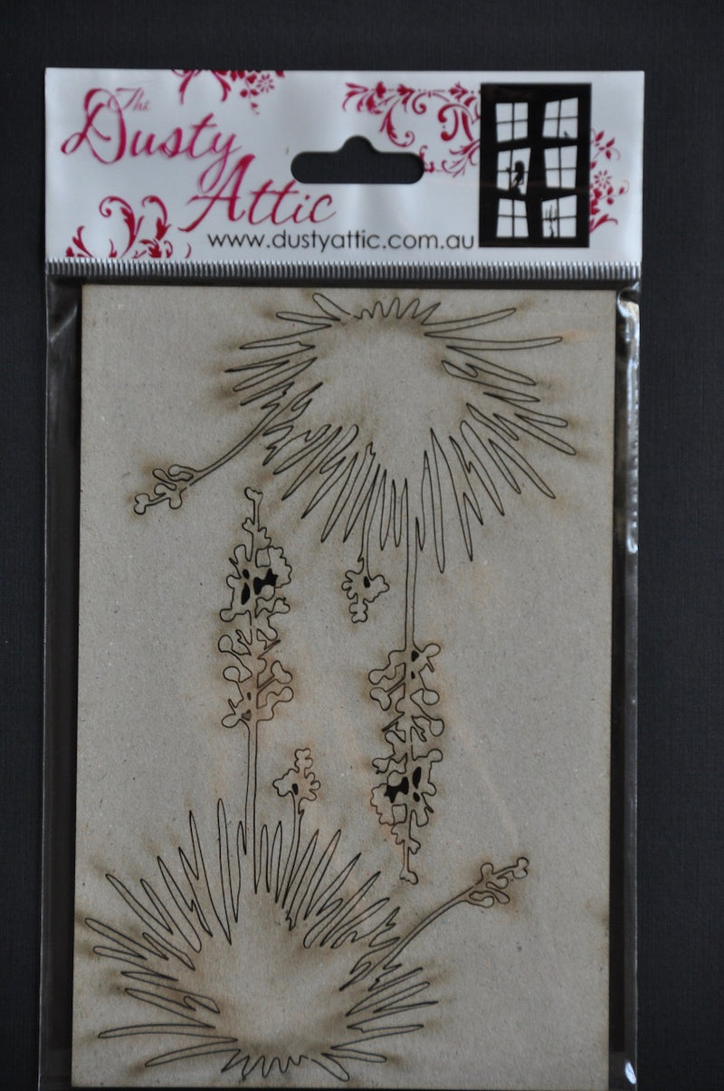 Dusty Attic Chipboard 4x6 - Flax, DA2473