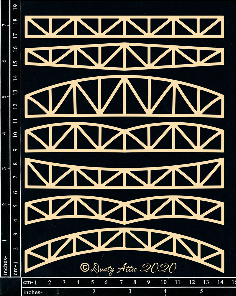 Dusty Attic Chipboard 6x7 - Trusses, DA2875