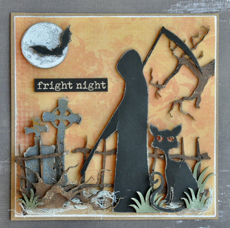 Dusty Attic Chipboard 3x6 - Grim Reaper, DA3058