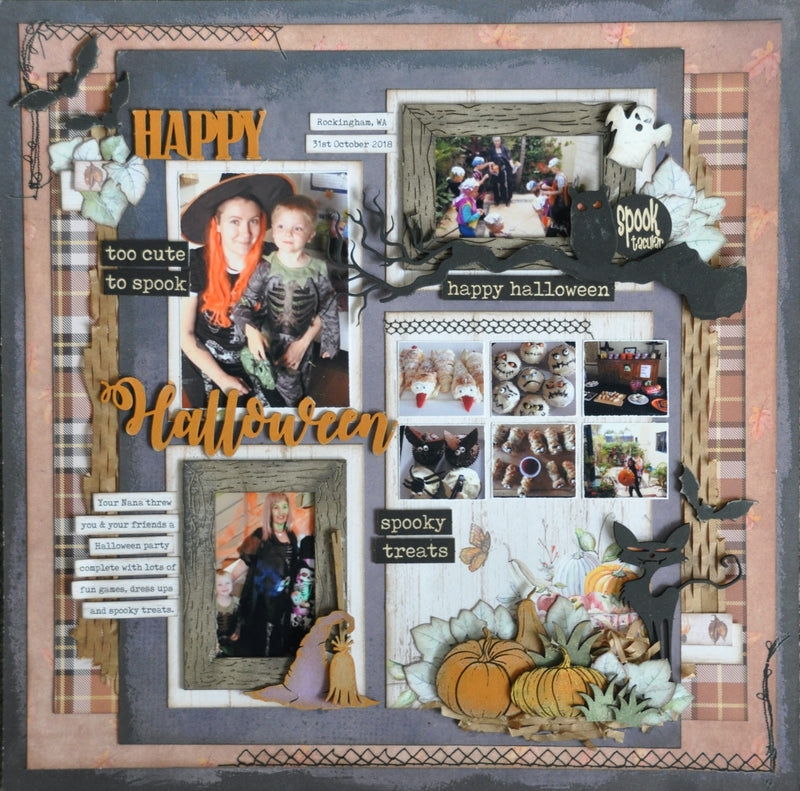 Dusty Attic Chipboard 3x6 - Ghosts, DA3092