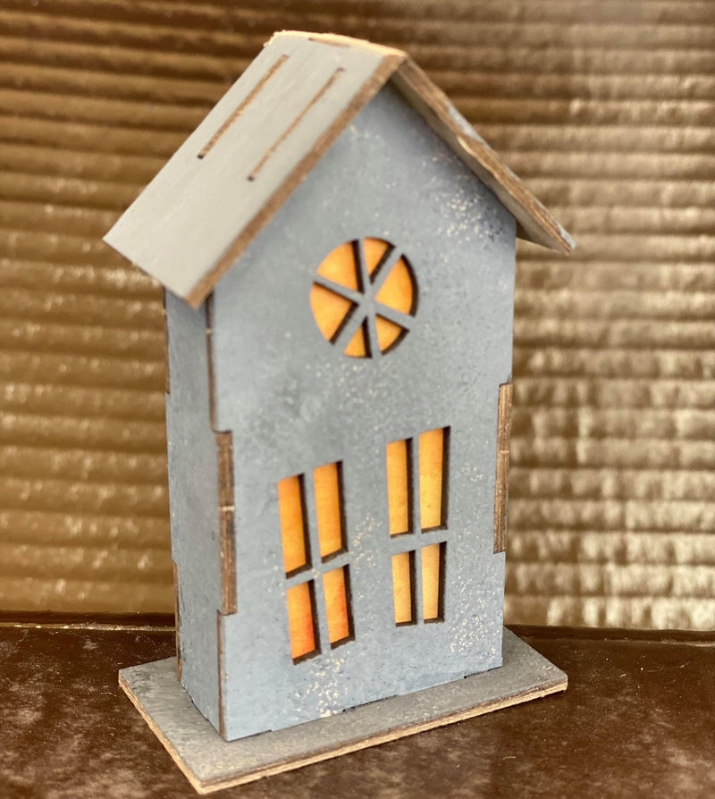 Dusty Attic Chipboard 3x10 - 3D Haunted House