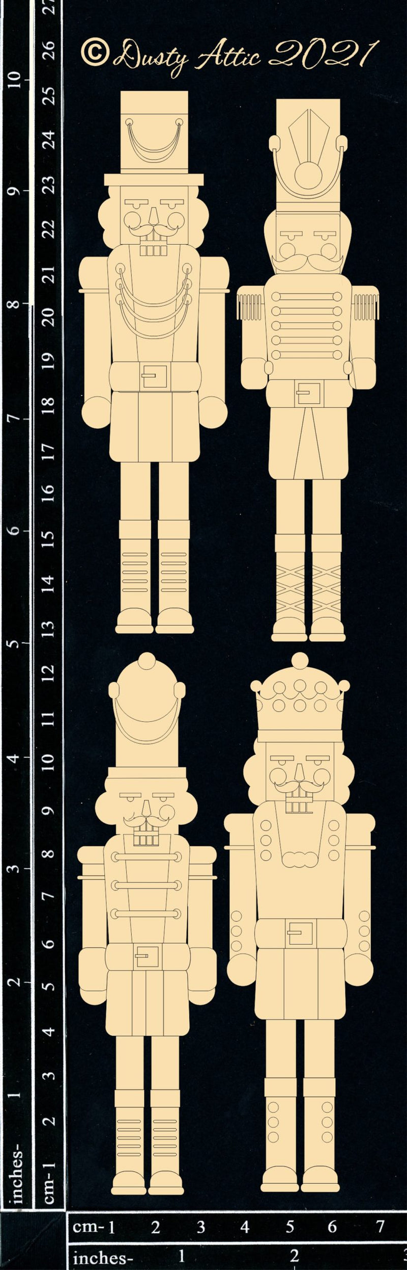 Dusty Attic Chipboard 3x10 - Nutcracker, DA3139