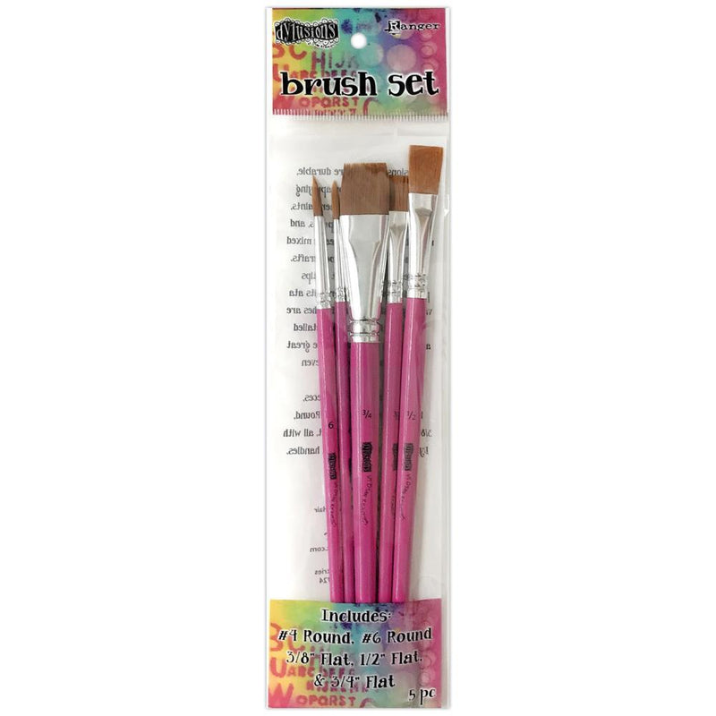 Dyan Reaveley's Dylusions 5Pc Brush Set, DYA78456